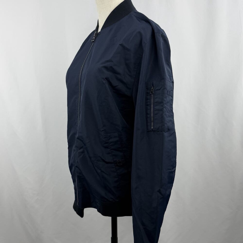 Lucky Brand Men’s Lightweight Bomber Jacket Navy Mesh Lined Size Medium - Picture 3 of 9